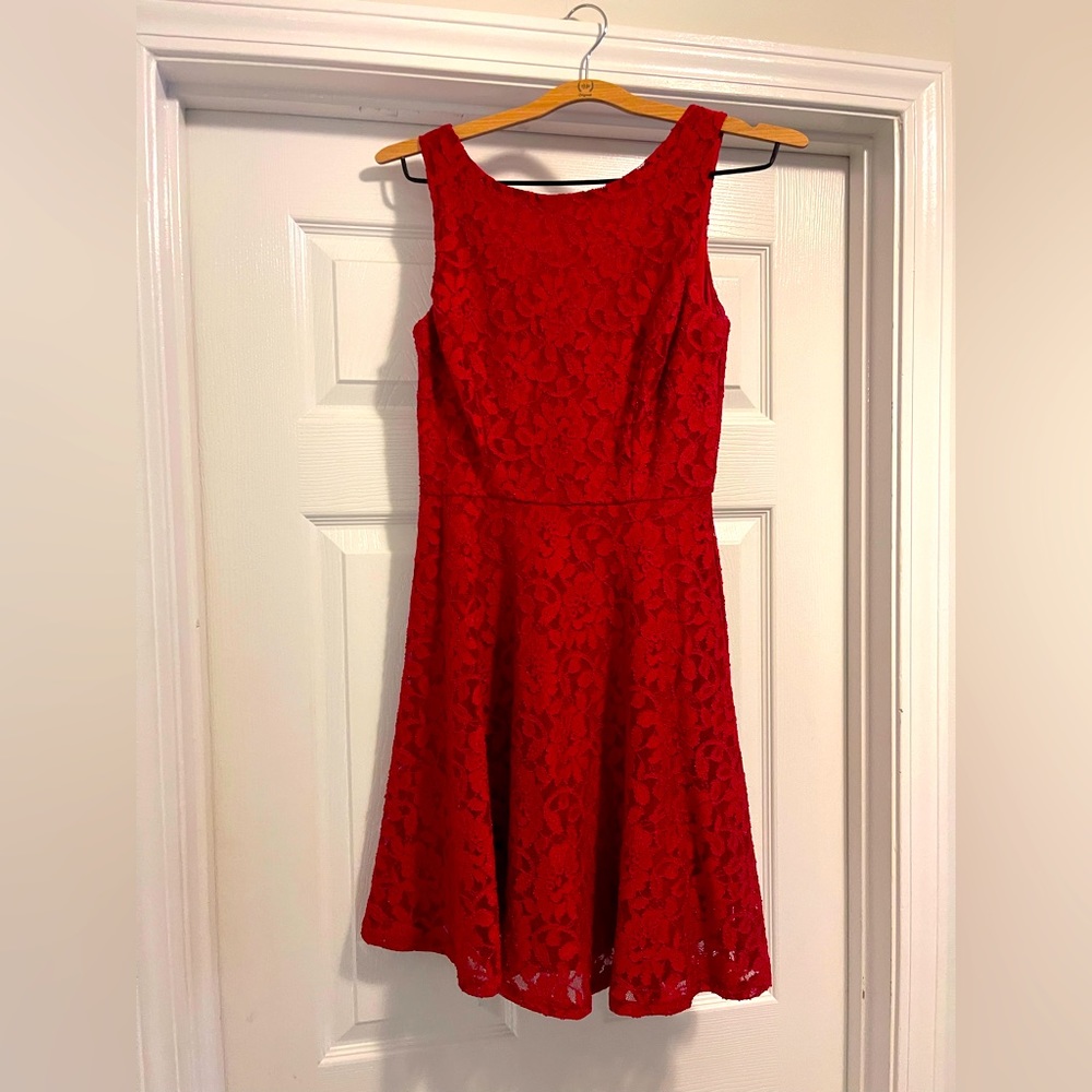 Red dress